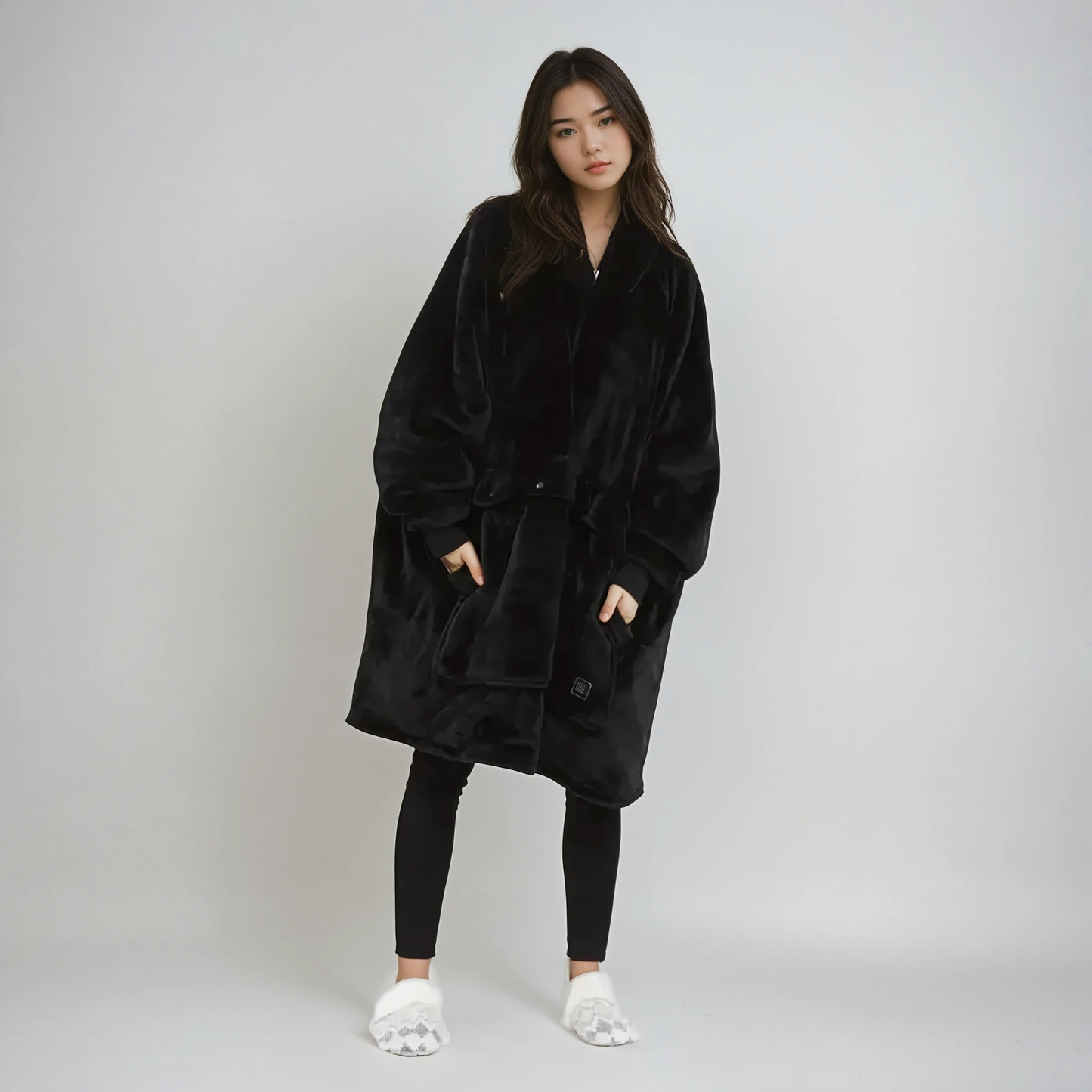 Heated Hoodie Blanket