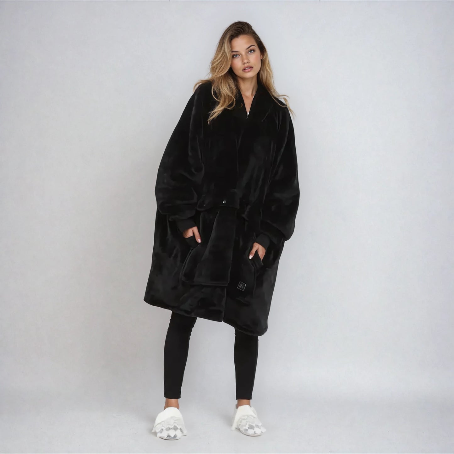 Heated Hoodie Blanket