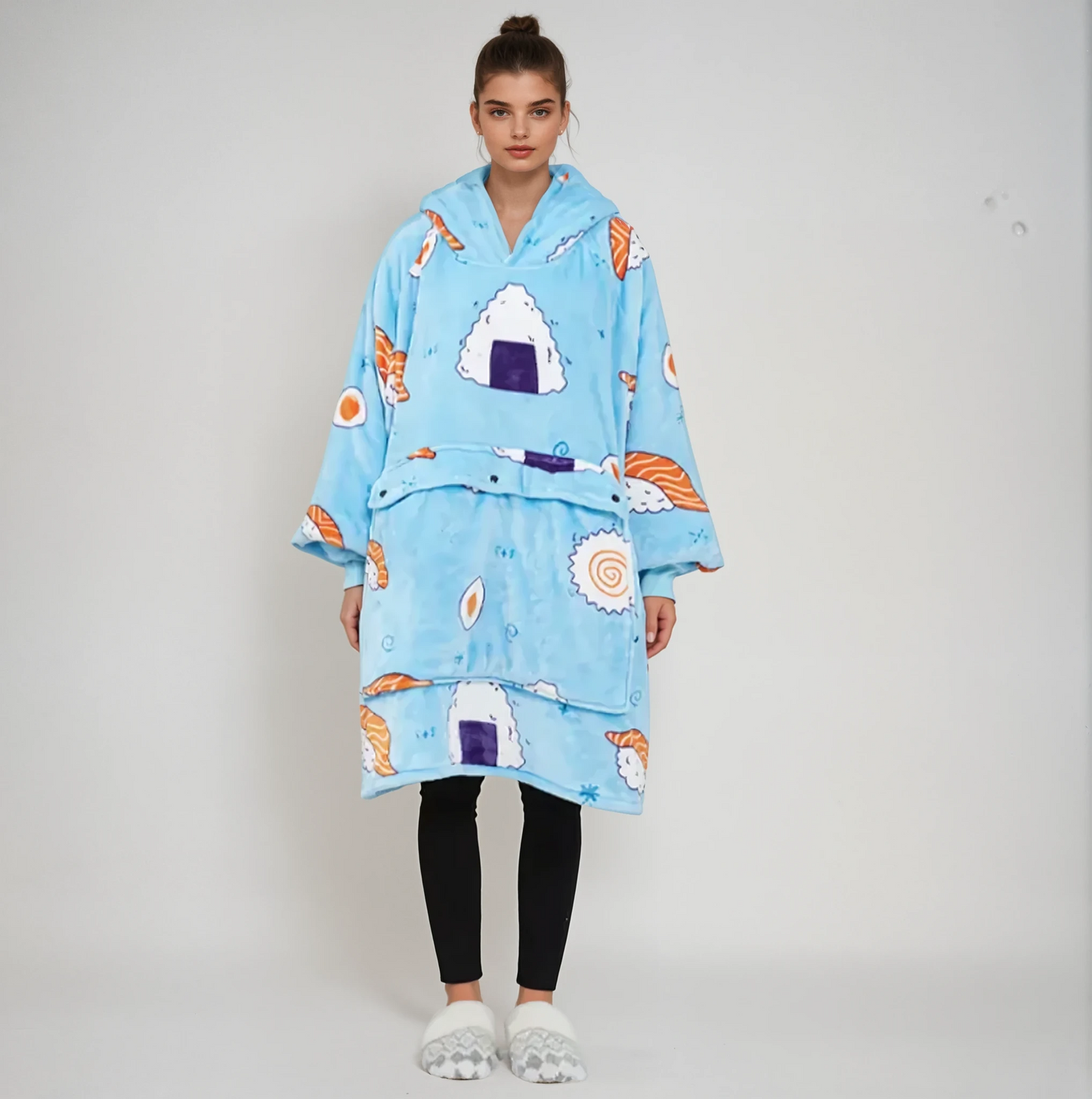 Heated Hoodie Blanket