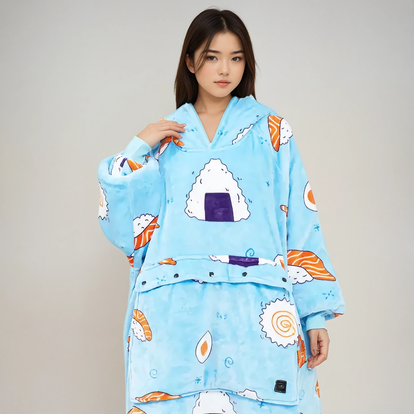 Heated Hoodie Blanket