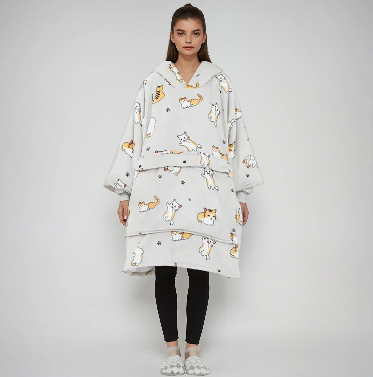 Heated Hoodie Blanket