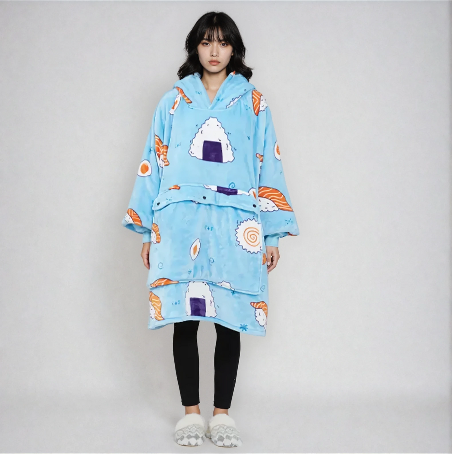 Heated Hoodie Blanket